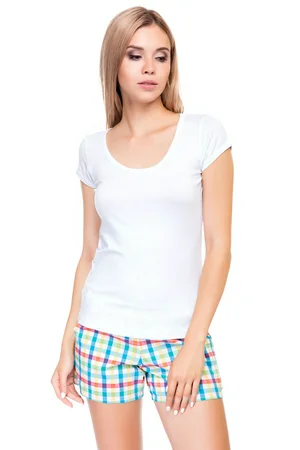 Женская футболка вискоза с коротким рукавом Sambario 48133