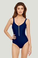 Sports swimsuit with a cup compacted