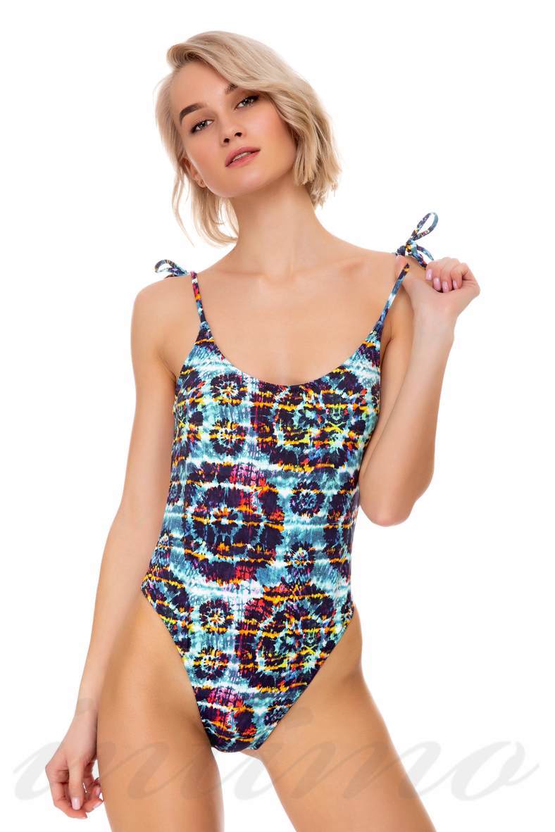 One-piece swimsuit with a cup compacted, code 55315, art 9-1051