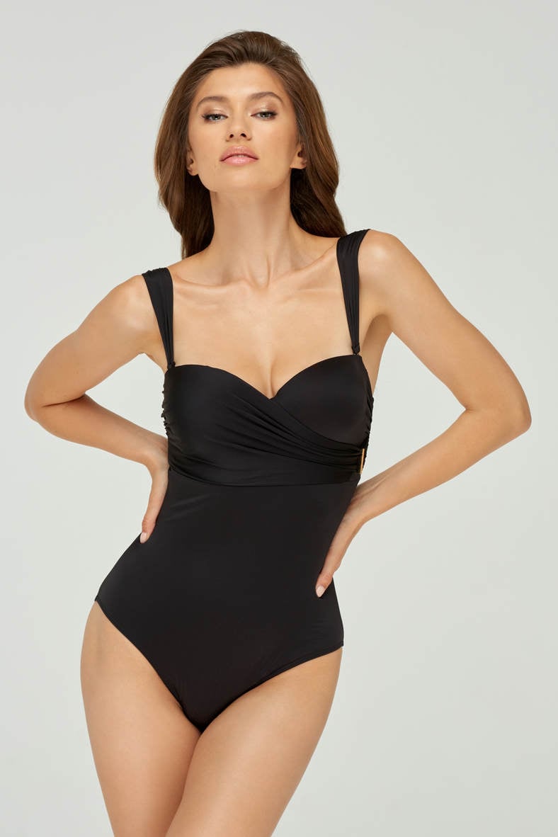 Swimsuit fused balconette with compacted cup (Swimwear), code 55648, art L1829-981-N