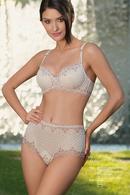 Underwear: bra with a compacted cup and panties-shorts