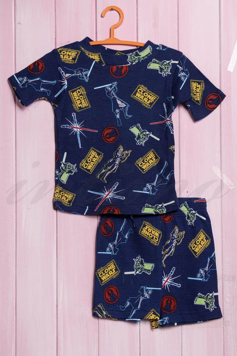 Летний костюм для мальчика: футболка и шортики, хлопок, код 56391, арт 87652