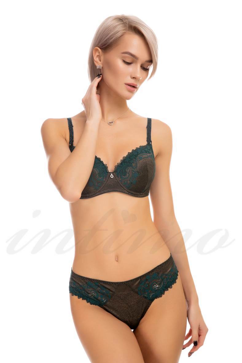 Set of underwear: bra with a cup compacted and panties Brazilian, code 57135, art M9419-M9519