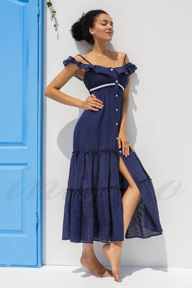Dress, cotton, code 57445, art 19010-Р