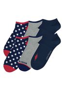 Men's socks, cotton, 3 pieces for sports