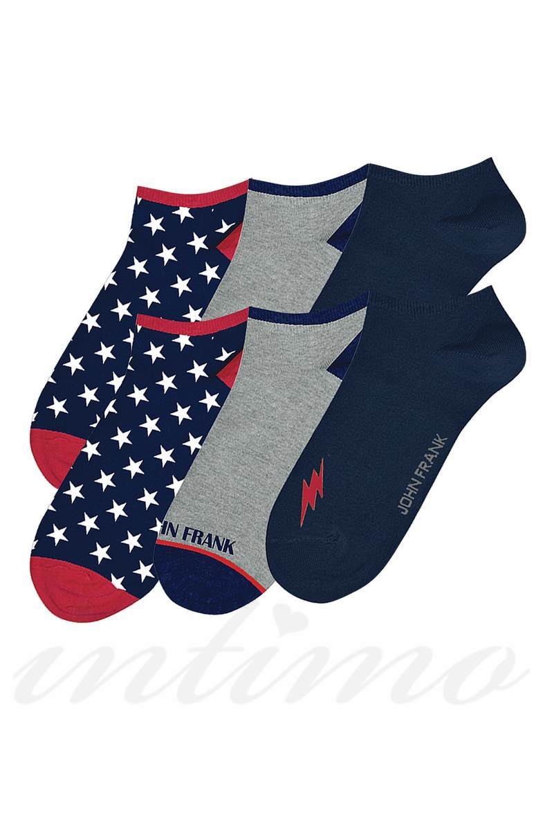 Men's socks, cotton, 3 pieces for sports, code 59972, art JF3SS20S18