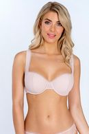 Bra with compacted cup