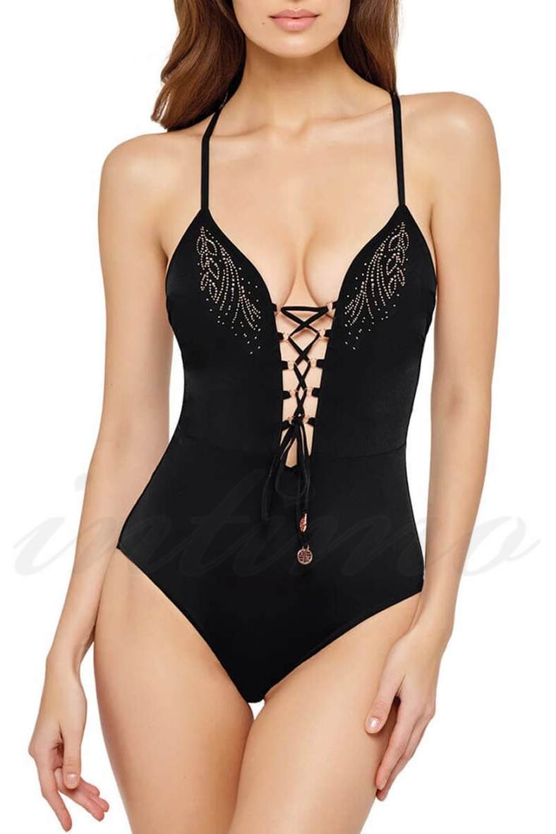 One-piece swimsuit with a cup compacted, code 62833, art L2024-381