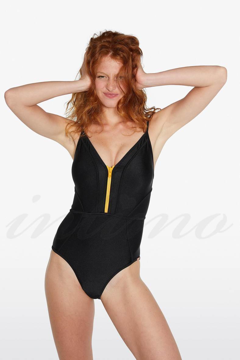 One-piece swimsuit with a compacted cup, code 63118, art 81698