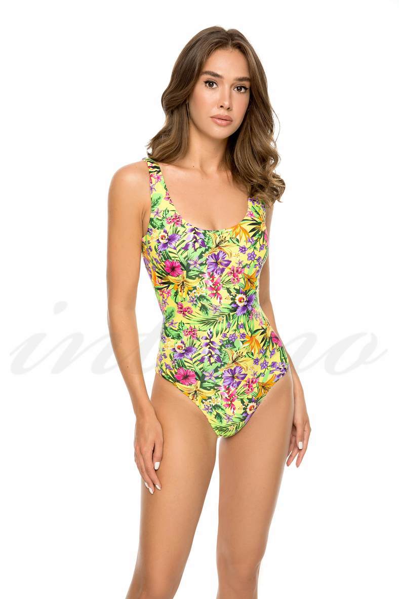 One piece swimsuit without a cup, code 64521, art 927-148
