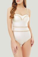 One-piece swimsuit with a push up cup