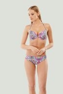 Swimsuit with a compacted cup, slip melting