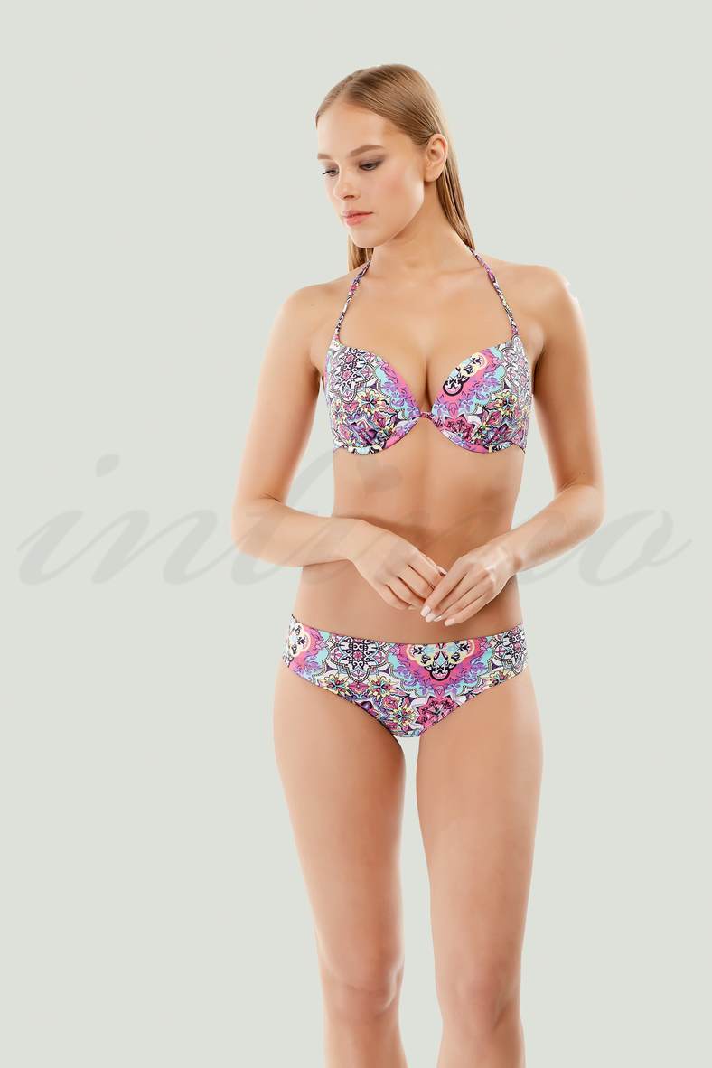 Swimsuit with a compacted cup, slip melting, code 66620, art 18232