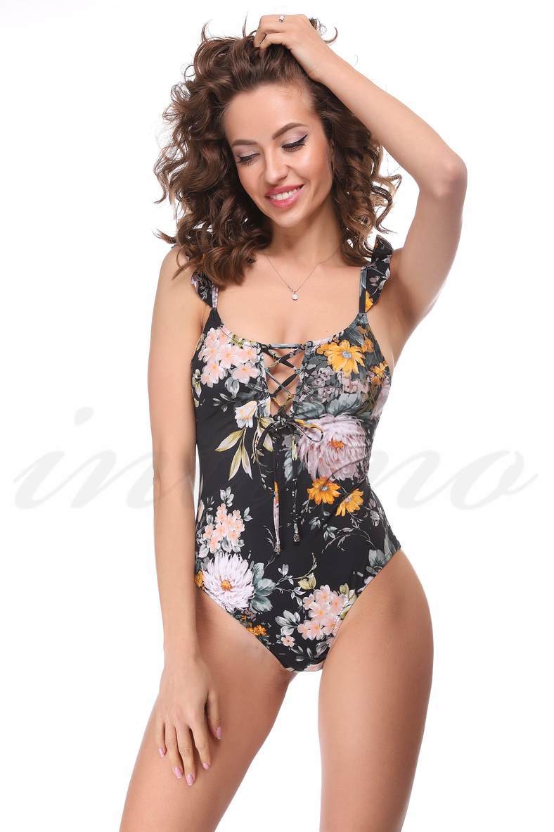 One-piece swimsuit with a compacted cup, code 69192, art 9-1398