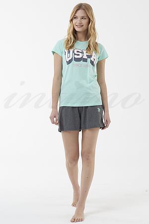 Комплект: футболка та шортики US Polo ASSN, США 16511 фото