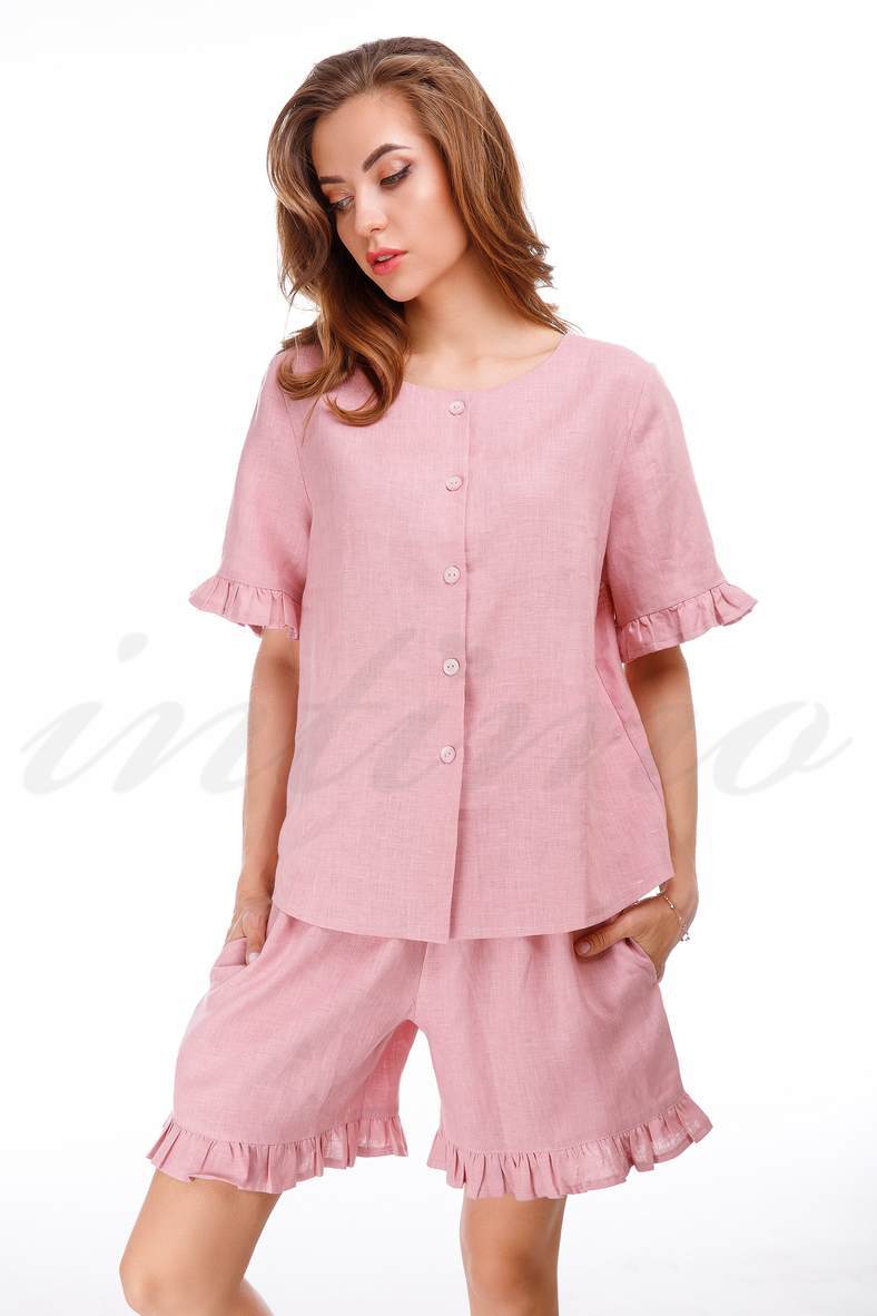 Комплект: блуза и шортики, код 71679, арт Sil-108