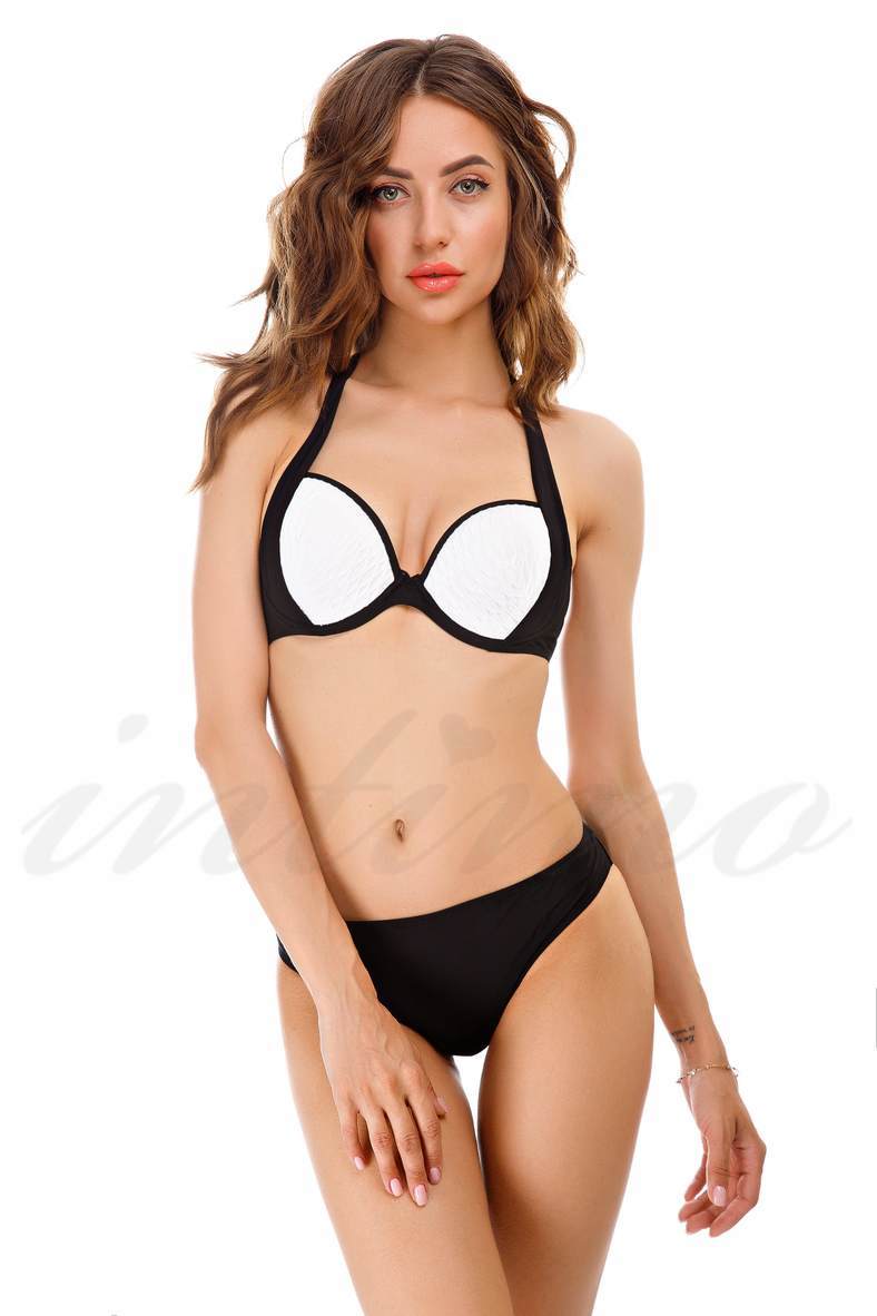 Swimsuit with a compacted cup, slip melting, code 72463, art F2420U