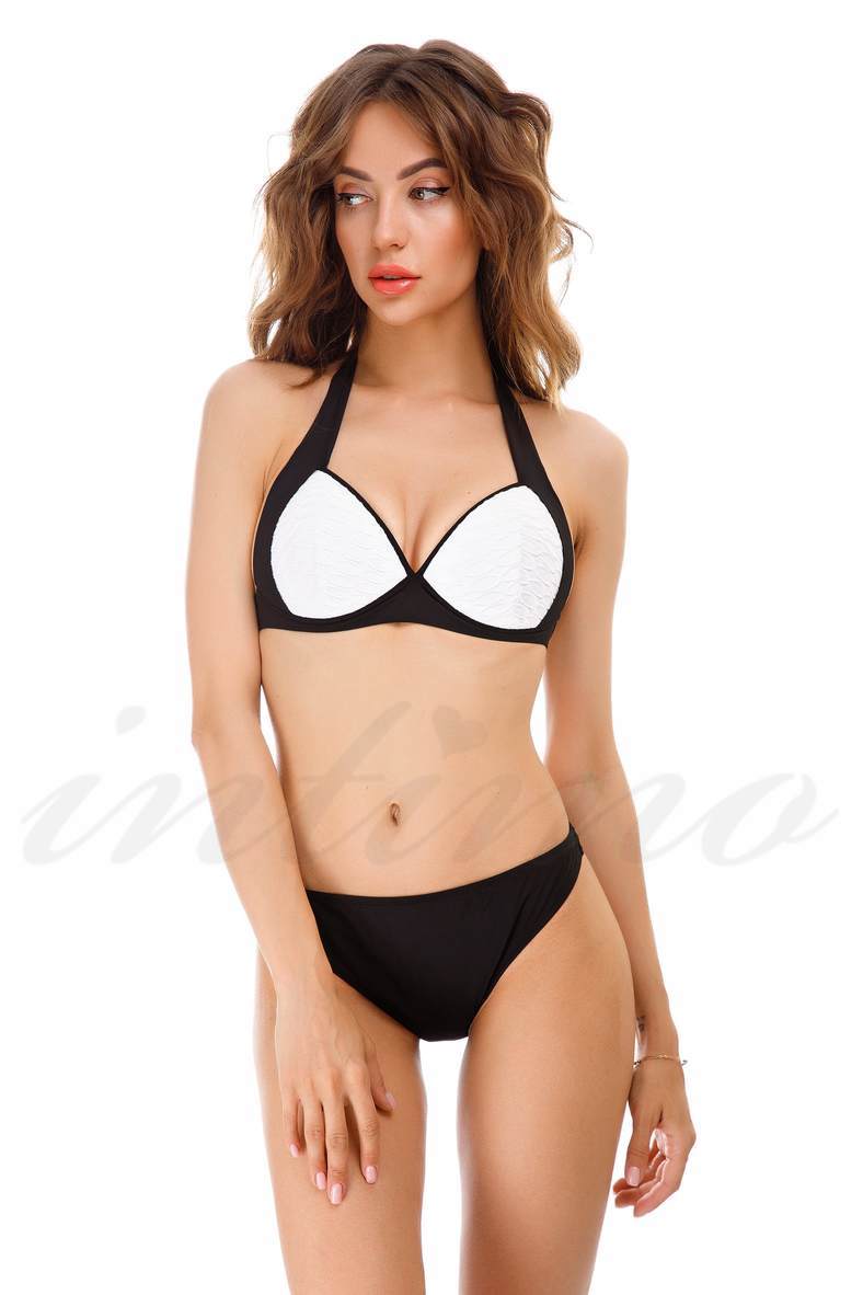 Swimsuit with a compacted cup, slip melting, code 72544, art F2421U