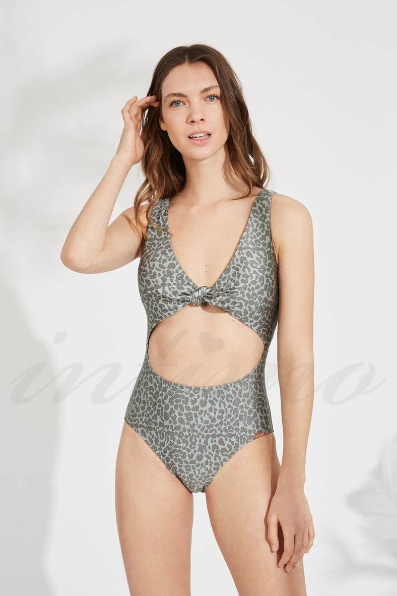 One-piece swimsuit with a compacted cup, code 72915, art 81762