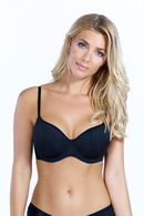 Bra with a compacted cup
