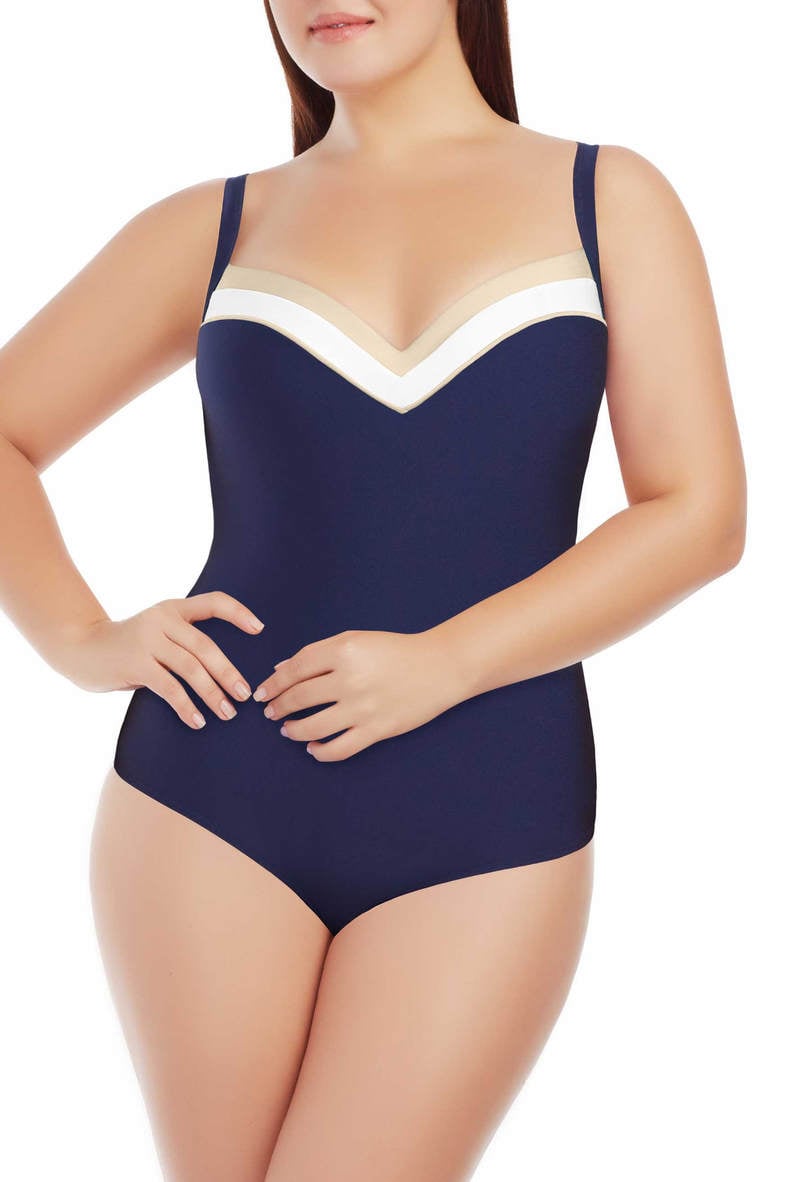 One-piece swimsuit with a compacted cup, code 75095, art SP17-04