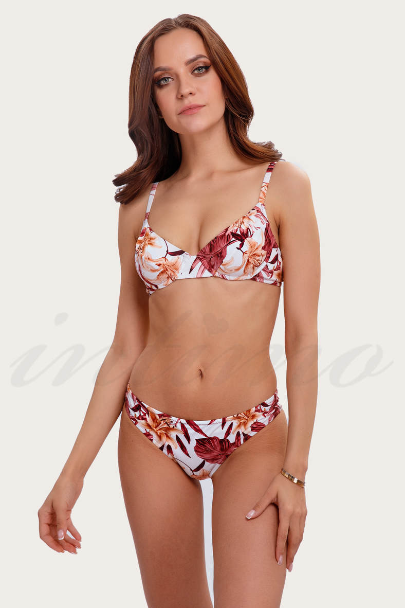 Swimsuit with a soft cup, swimming trunks slip, code 76127, art 9-1622-9-1618