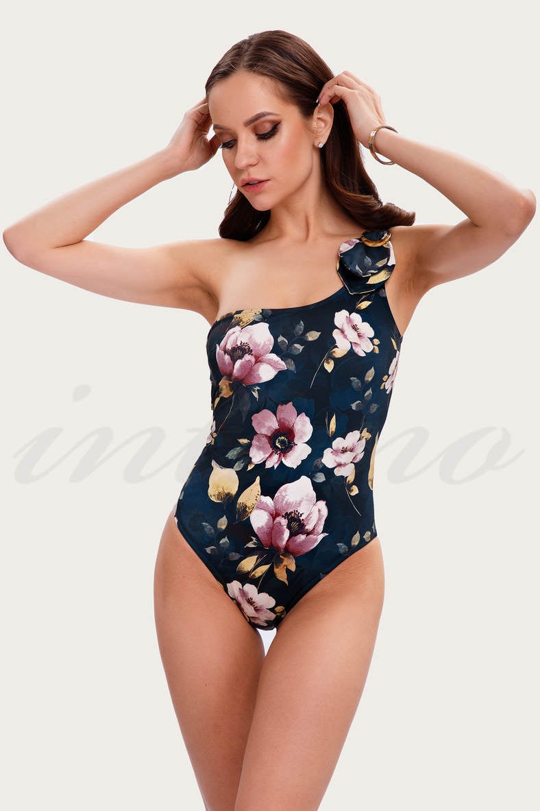 One-piece swimsuit with padded cup (solid), code 76130, art 9-1500