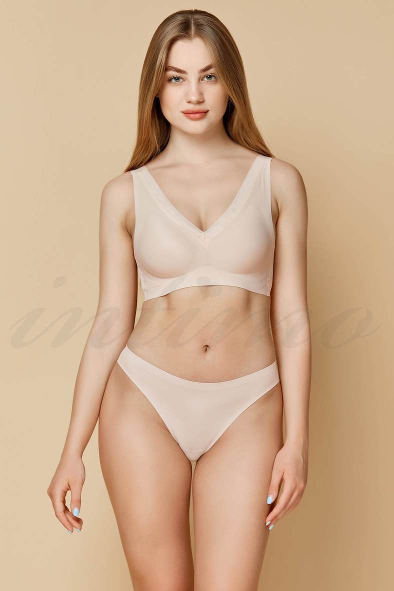 Underwear set: soft cup bra and Brazilian panties, code 76468, art 872-070/872-23