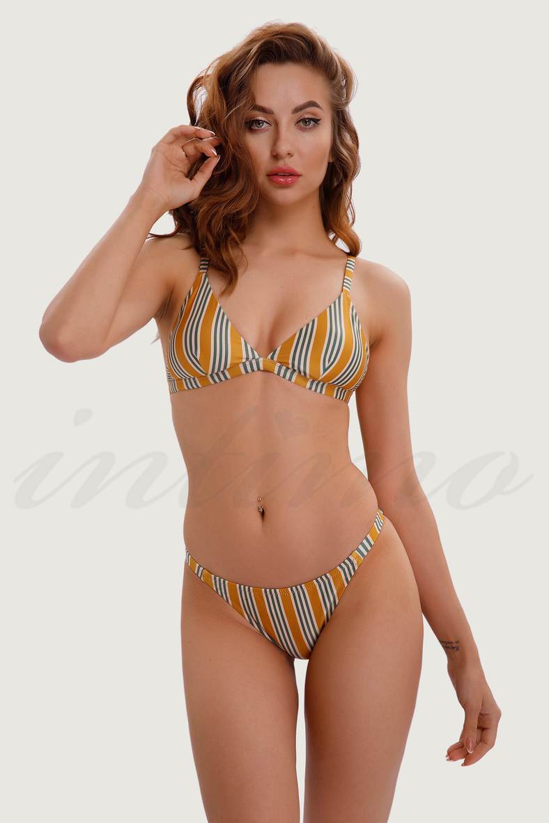 Swimsuit with padded cup, slip-on trunks, code 76664, art 9-1670-9-1666