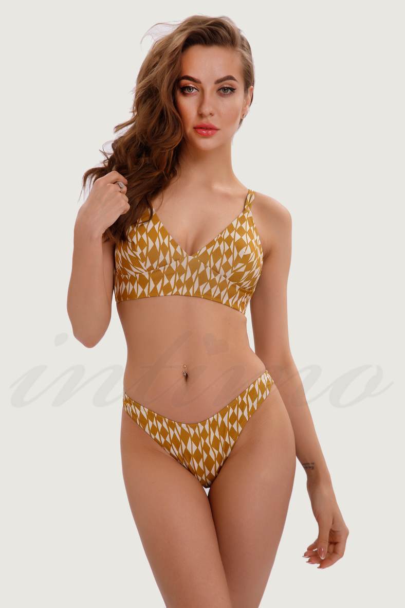 Swimsuit with padded cup, slip-on trunks, code 76669, art 9-1514-9-1510