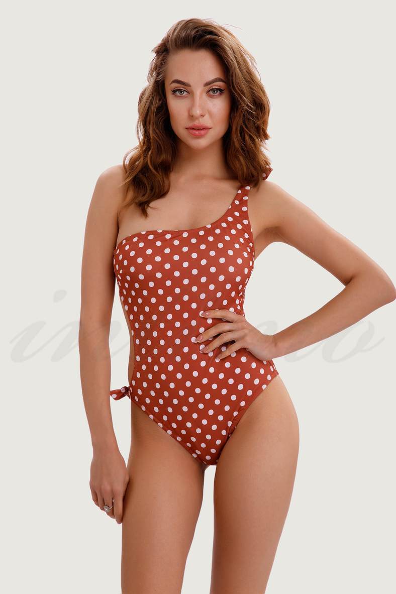 One-piece swimsuit with padded cup (solid), code 76690, art 9-1717