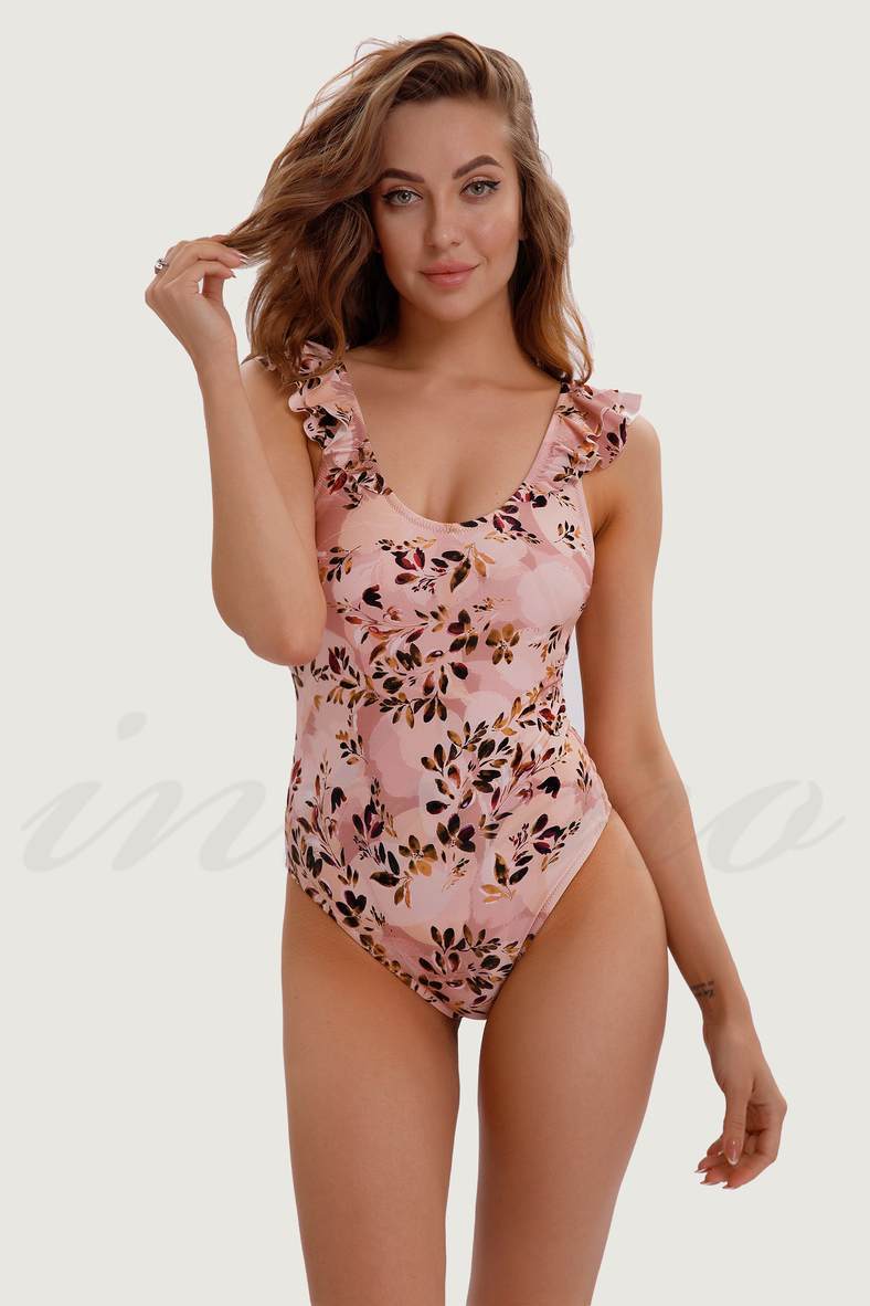 One-piece swimsuit with padded cup, code 76694, art 9-1643