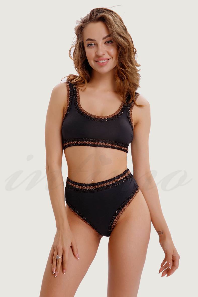Swimsuit with padded cup, slip-on trunks, code 76707, art 9-1739-9-1736
