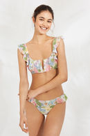 Swimsuit with padded cup, brazilian bottoms