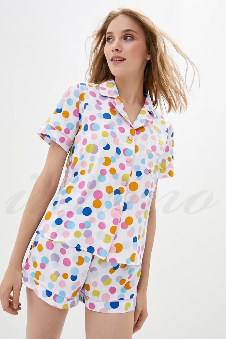 Комплект: блуза и шортики, код 77130, арт Sil-228