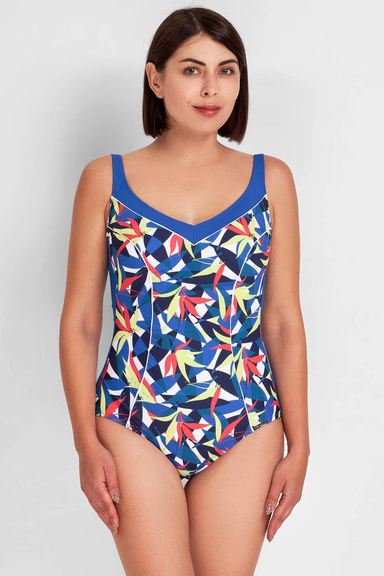 One-piece swimsuit with soft cup, code 77562, art 936-154