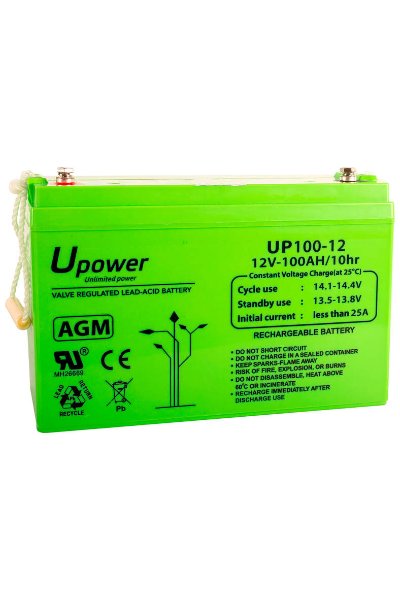 Аккумуляторная батарея AGM UP100-12, код 80915, арт UP100-12