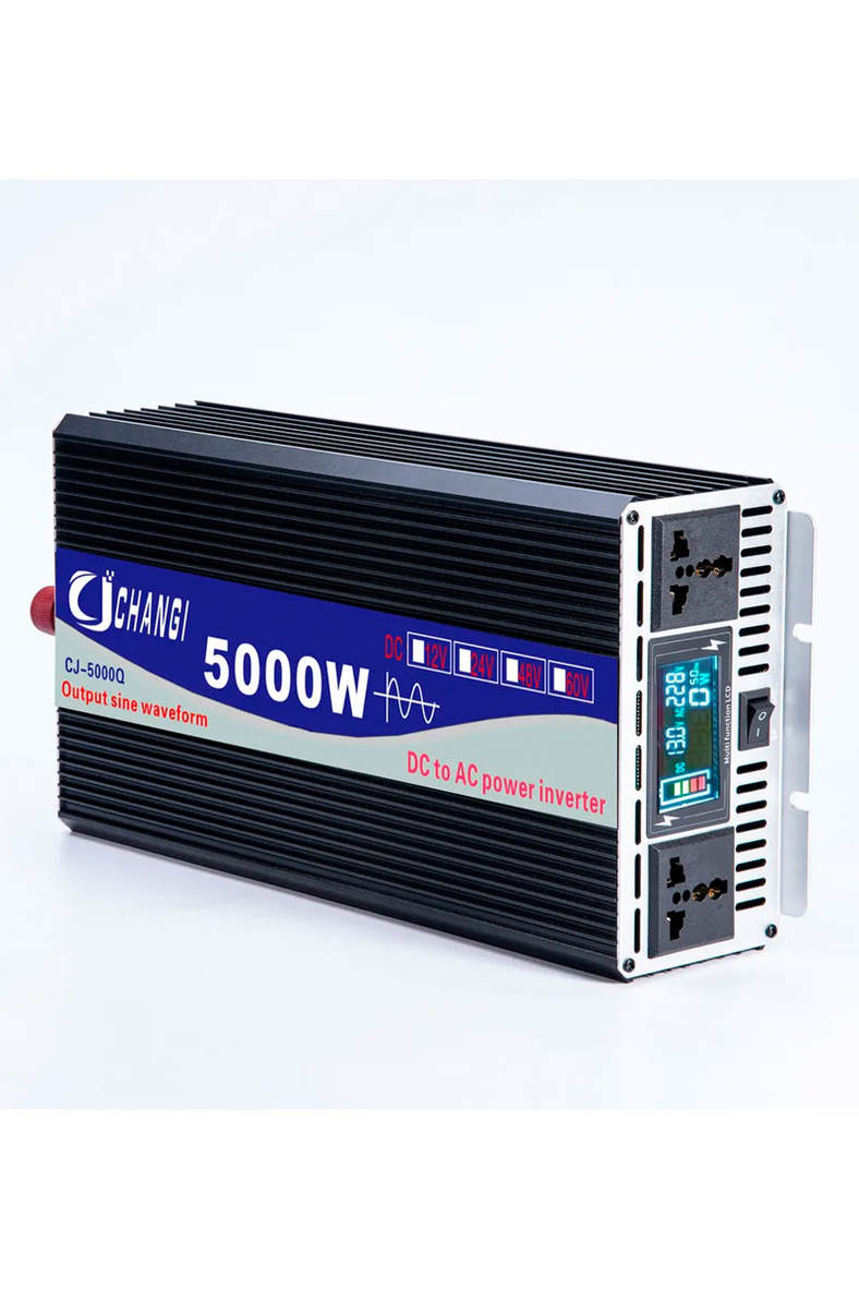 Інвертор мережевий CJ 12/220V-2500W (CJ-5000Q), код 81110, арт FOC5000