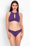Swimsuit with padded cup, brazilian bottoms