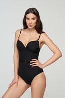 One-piece swimsuit push up