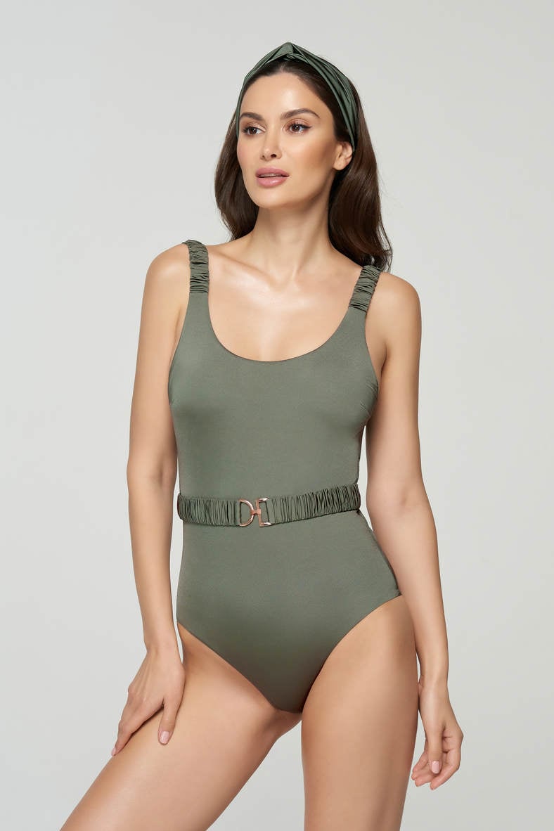 One-piece swimsuit with padded cup, code 83985, art L2302-291