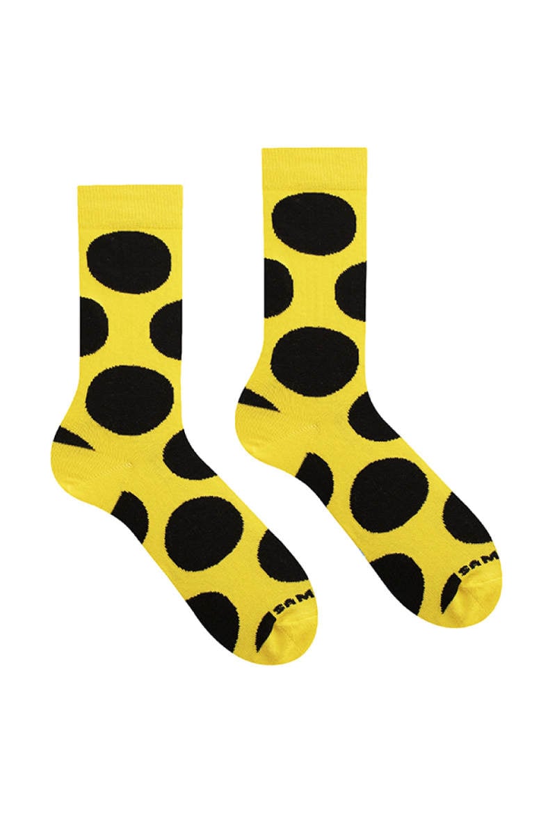 Socks, code 84311, art Round yellow
