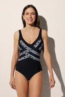One-piece swimsuit with padded cup