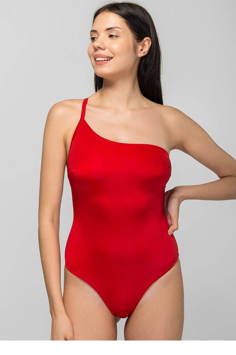 One-piece swimsuit with soft cup (solid), code 85343, art SO205309