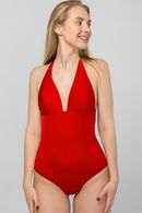 One-piece swimsuit with padded cup