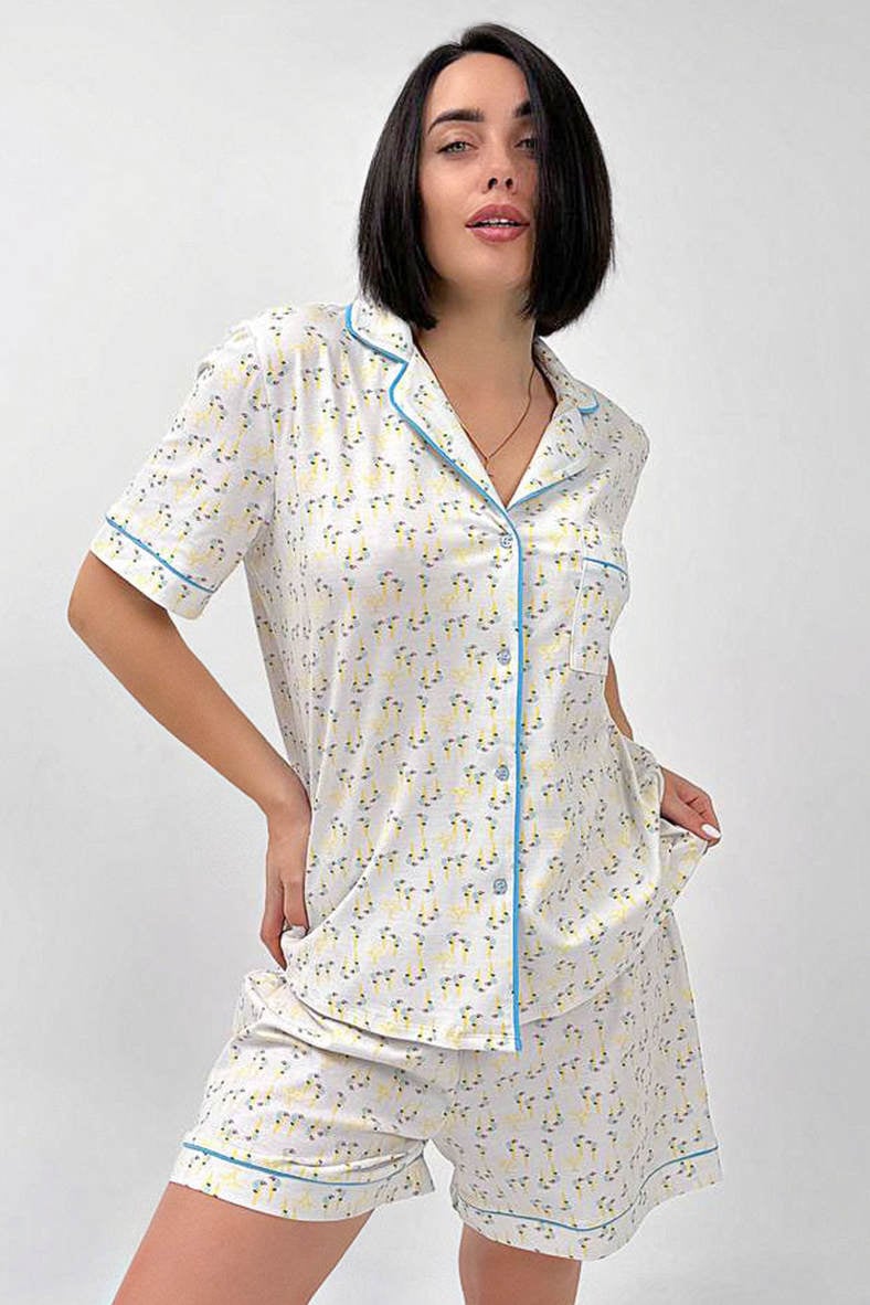 Комплект: блуза и шортики, код 86087, арт 16040-1524
