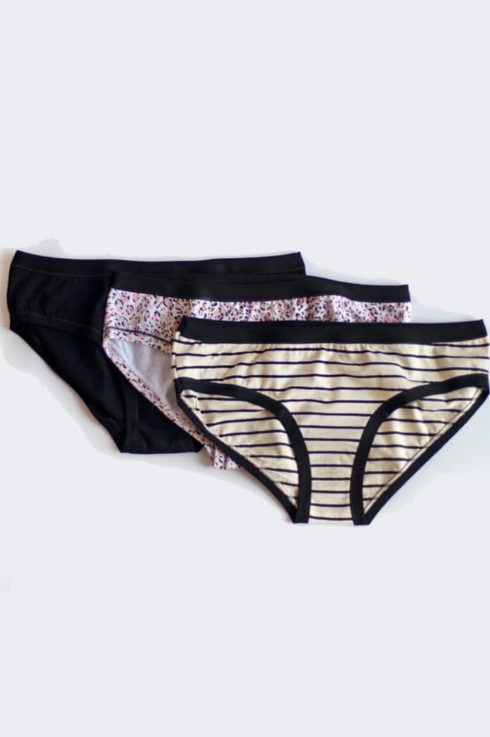 Panties slip, 3 pieces, code 86985, art LU123-11 (в упаковці 3 шт. ціна за комплект)