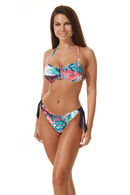 Swimsuit with padded cup, slip bottoms