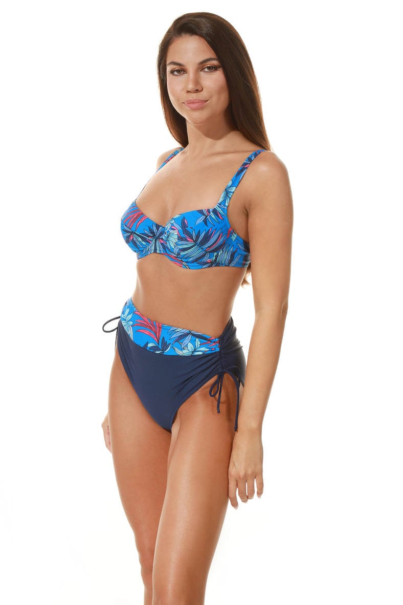 Swimsuit with soft cup, slip-on trunks, code 87247, art FL128I