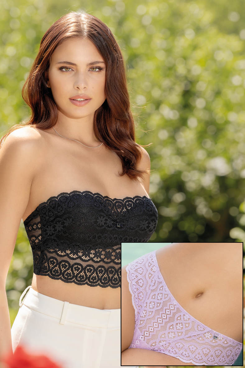 Lingerie set: push-up bra and Brazilian panties, code 88921, art M6609-M6509 (M6659)